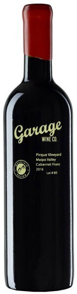 Garage Wine Co Pirque Vineyard Cabernet Franc 2016 (750 ml)