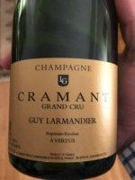 Guy Larmandier Blanc de Blancs Brut Zéro Champagne Grand Cru &#39;Cramant&#39; N.V. (750 ml)