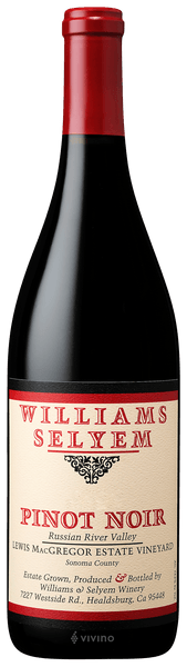 Williams Selyem Lewis MacGregor Estate Vineyard Pinot Noir 2021 (750 ml)