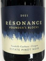 Résonance Founder&#39;s Blocks Estate Pinot Noir 2021 (750 ml)