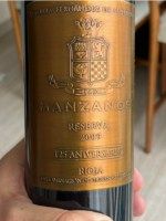 Bodegas Manzanos 125 Aniversario Reserva 2009 (750 ml)