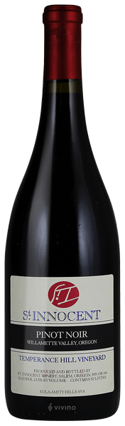 St. Innocent Temperance Hill Vineyard Pinot Noir 2021 (750 ml)
