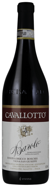 Cavallotto Barolo Riserva Bricco Boschis Vigna San Giuseppe 2018 (750 ml)
