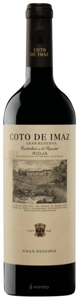 El Coto Rioja Gran Reserva Coto de Imaz 2018 (750 ml)