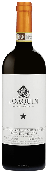 Joaquin Vino della Stella Fiano de Avellino 2019 (750 ml)