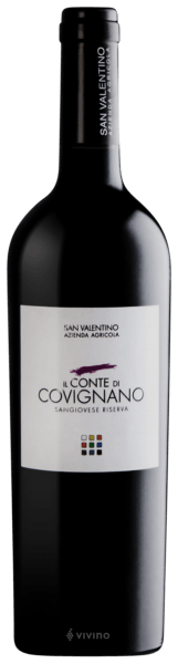 San Valentino Conte di Covignano Sangiovese Superiore Riserva 2017 (750 ml)