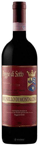 Poggio di Sotto Brunello di Montalcino Riserva 2018 (750 ml)