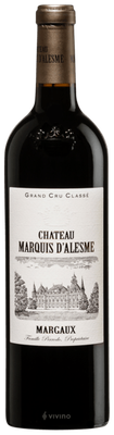 Chateau Marquis d&#39;Alesme Margaux (Grand Cru Classe) 2018 (750 ml)