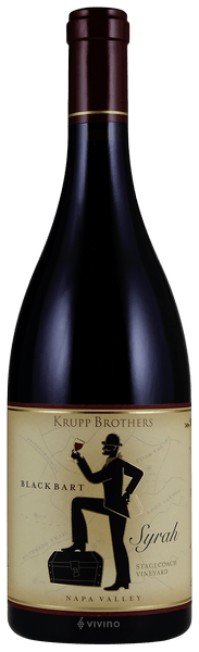 Krupp Brothers Black Bart Syrah (Stagecoach Vineyard) 2022 (750 ml)