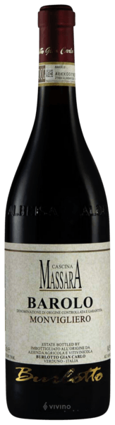 Burlotto Gian Carlo Cascina Massara Barolo Monvigliero 2019 (750 ml)