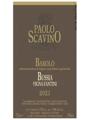 Paolo Scavino Bussia Vigna Fantini Barolo 2021 (750 ml)