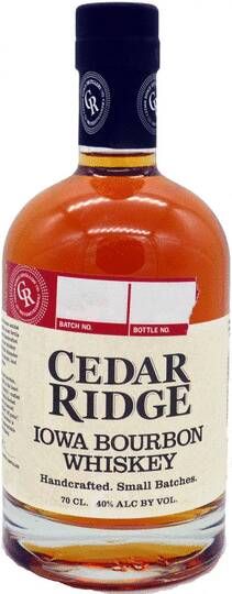Cedar Ridge Iowa Bourbon 750 ml