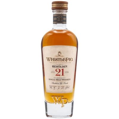 WhistlePig The Beholden 21 Year Single Malt Whiskey 750 ml