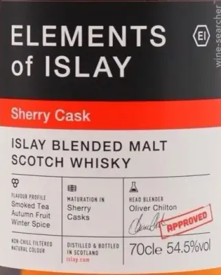 Elements of Islay Sherry Cask Blended Malt Scotch Whisky 700 ml
