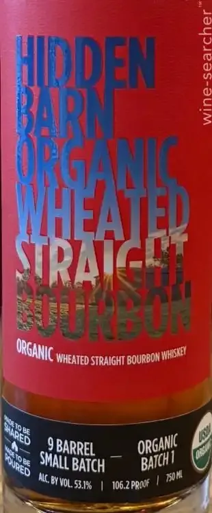 Hidden Barn Organic Wheated Kentucky Straight Bourbon Whiskey 750 ml