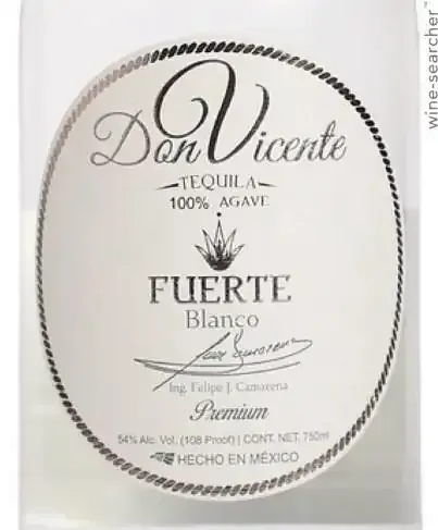 Don Vicente Fuerte Tequila Blanco 750 ml