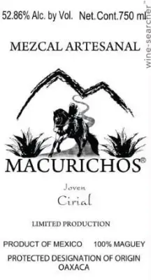 Macurichos Cirial Mezcal Joven 750 ml