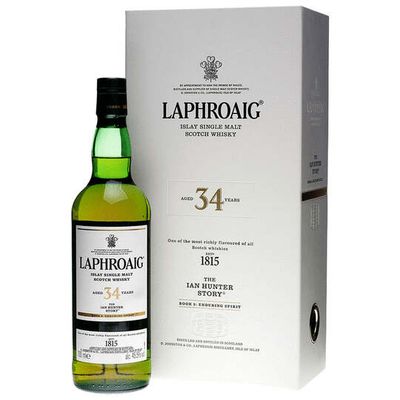 Laphroaig Ian Hunter Book 5 34 Year Old Islay Single Malt Scotch (750ml bottle)