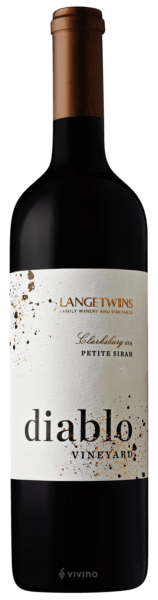 LangeTwins Diablo Vineyard Petite Sirah 2018 (750 ml)