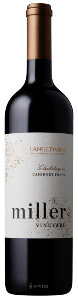 LangeTwins Miller Vineyard Cabernet Franc 2018 (750 ml)