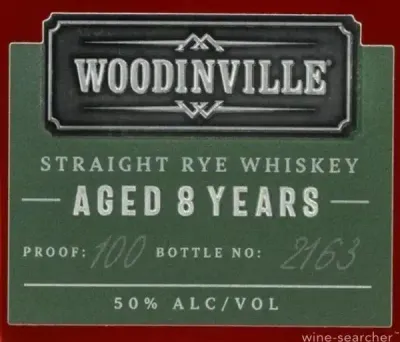 Woodinville Whiskey Co. 8 Year Straight Rye Whiskey 750 ml