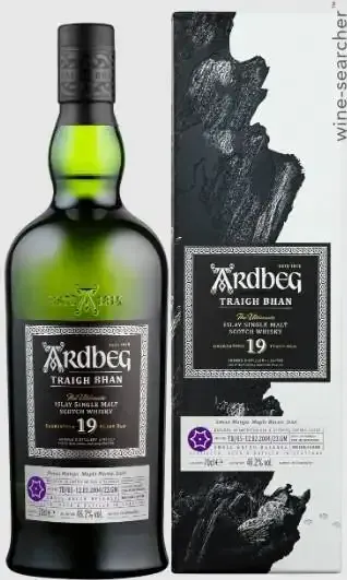 Ardbeg &#39;Traigh Bhan&#39; 19 Year Old Single Malt Scotch Whisky, Islay, Scotland (750 ml)