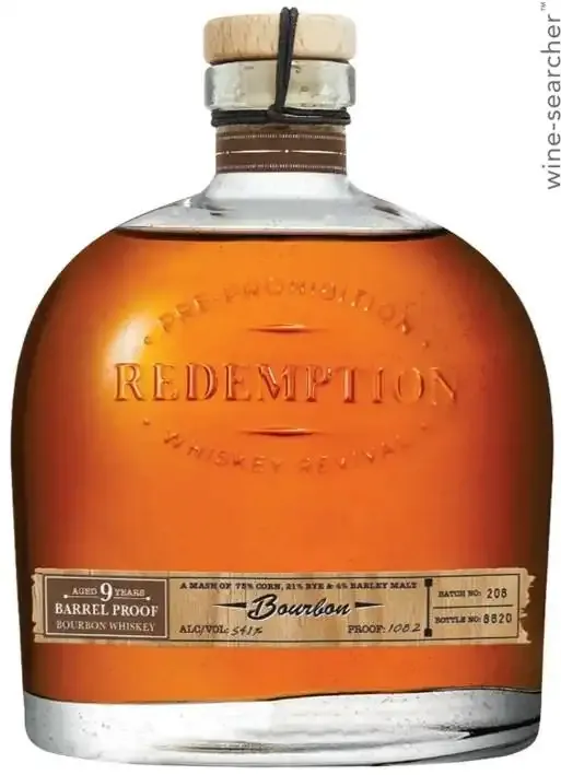 Redemption 9 Year Old Barrel Proof Bourbon 750 ml