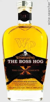 WhistlePig &#39;The Boss Hog X The 10 Commandments&#39; Straight Rye Whiskey (750 ml)