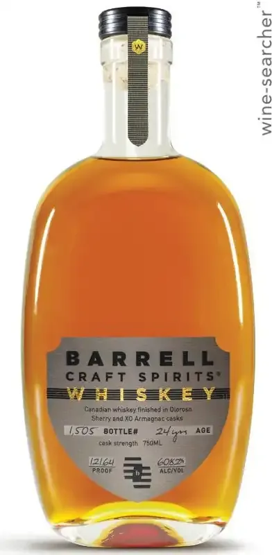 Barrell Craft Spirits Gray Label 24 Year Old Oloroso &amp; Armagnac Cask Finish Whiskey 750 ml
