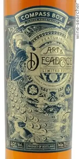 Compass Box Art &amp; Decadence Limited Edition Blended Malt Scotch Whisky, Scotland 700 ml