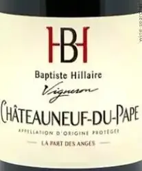 Domaine Baptiste Hillaire Chateauneuf-du-Pape La Part des Anges 2021 (750 ml)