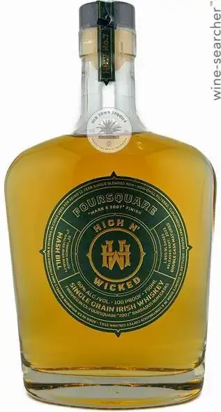 High N&#39; Wicked &#39;Foursquare&#39; Single Grain Irish Whiskey 750 ml
