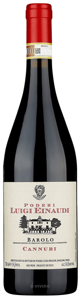 Luigi Einaudi Cannubi Barolo 2021 (750 ml)