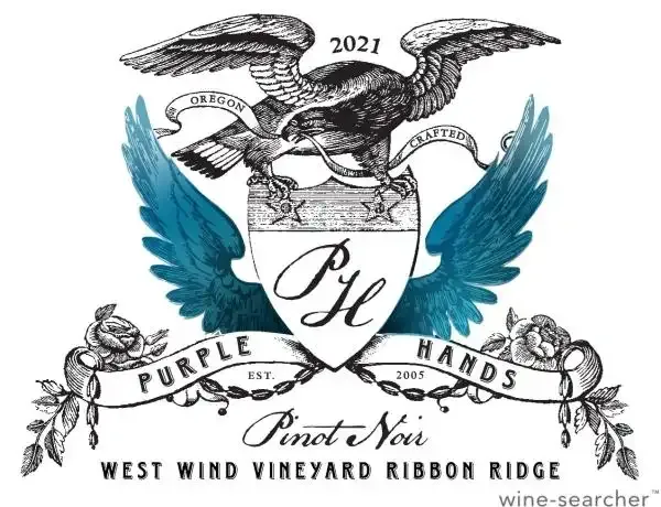 Purple Hands Pinot Noir West Wind Vineyard Ribbon Ridge 2023 (750 ml)