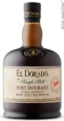 El Dorado 'Port Mourant' Single Still Rum, Guyana 750 ml