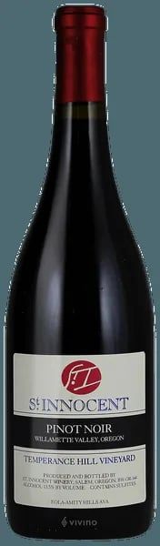 St. Innocent Temperance Hill Vineyard Pinot Noir 2021 (750 ml)