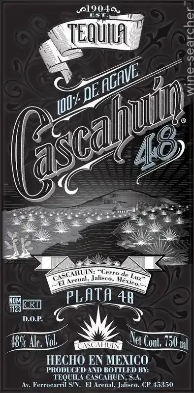 Cascahuin 48 Plata Tequila 750 ml