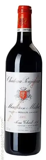 Chateau Poujeaux Moulis-en-Medoc 2018 (750 ml)