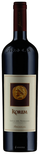 Argiolas Korem Isola dei Nuraghi 2022 (750 ml)