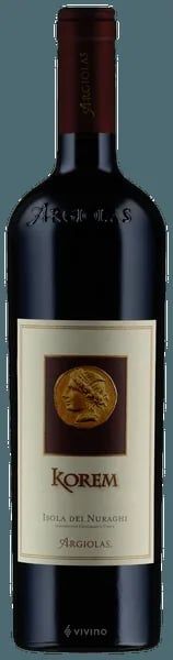 Argiolas Korem Isola dei Nuraghi 2022 (750 ml)