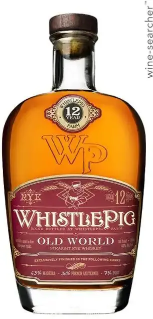 WhistlePig 12 Year Old World Rye Whiskey 750 ml
