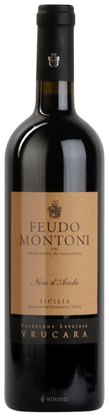 Feudo Montoni Vrucara Nero d'Avola 2020 (750 ml)