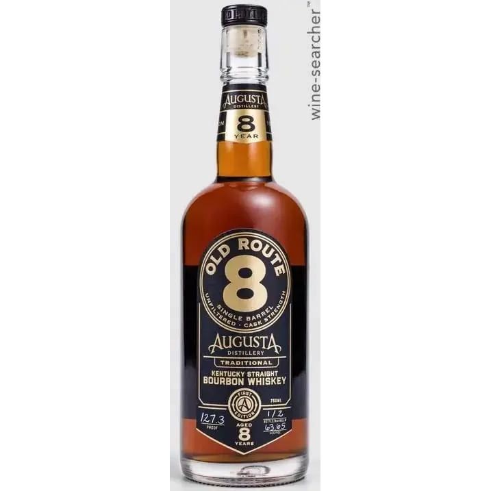 Augusta Distillery 'Old Route 8' Cask Strength 8 Year Old Straight Bourbon Whiskey 750 ml