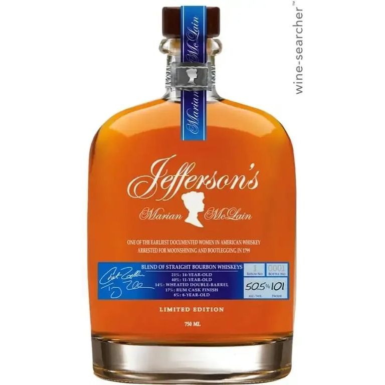 Jefferson's Marian McLain Blended Bourbon Whiskey 750 ml