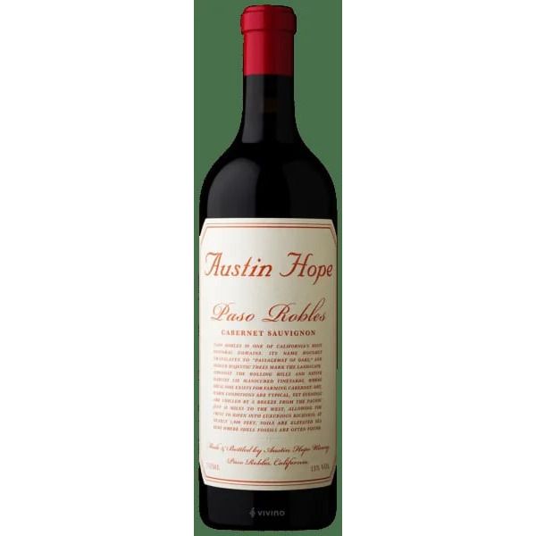 Austin Hope Cabernet Sauvignon Paso Robles 2024 (750 ml)