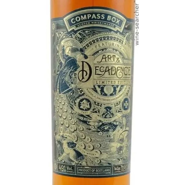Compass Box Art &amp; Decadence Limited Edition Blended Malt Scotch Whisky, Scotland 700 ml