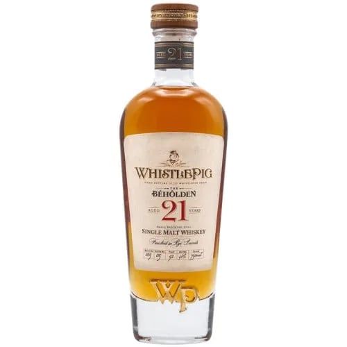 WhistlePig The Beholden 21 Year Single Malt Whiskey 750 ml