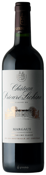 Chateau Prieure-Lichine Margaux (Grand Cru Classe) 2020 (750 ml)