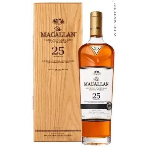 The Macallan Sherry Oak 25 Year Old Single Malt Scotch Whisky 750 ml