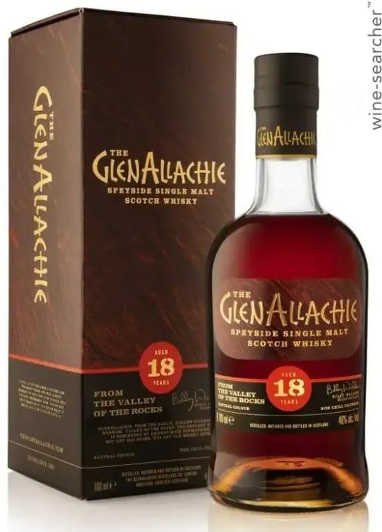 The GlenAllachie 18 Year Old Single Malt Scotch Whisky (700 ml)